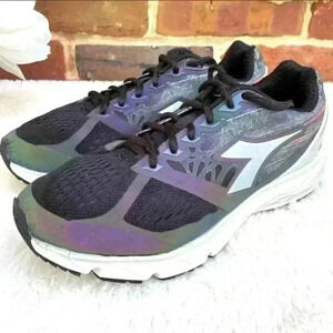Diadora Blu Shield Mythos Hip Metallic Athletic Running Sneakers Size 7
